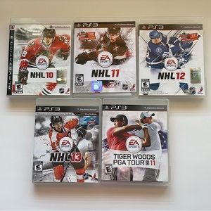 PS3 Games NHL & Tiger Woods PGA